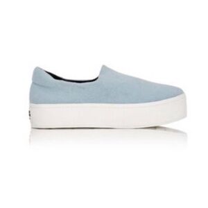 Opening Ceremony Cici Denim Slip On Sneakers Blue 8.5 39